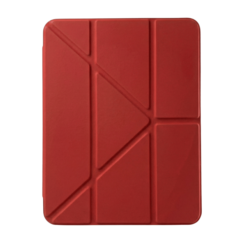 PS iPad Air 11 inç (M4)/(M3)/(M2) Tri Folding Standlı Kılıf - Kırmızı