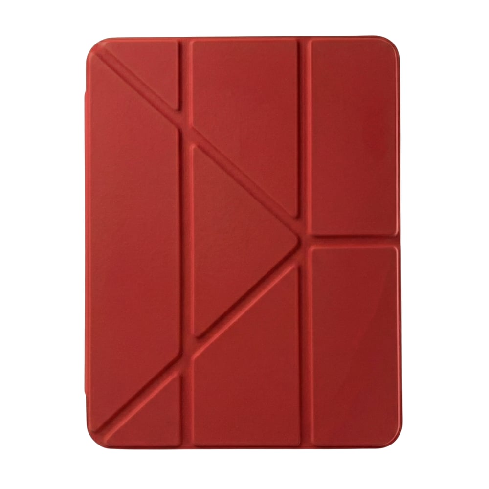 PS iPad Pro 11 inç (M5)/(M4) Tri Folding Standlı Kılıf - Kırmızı