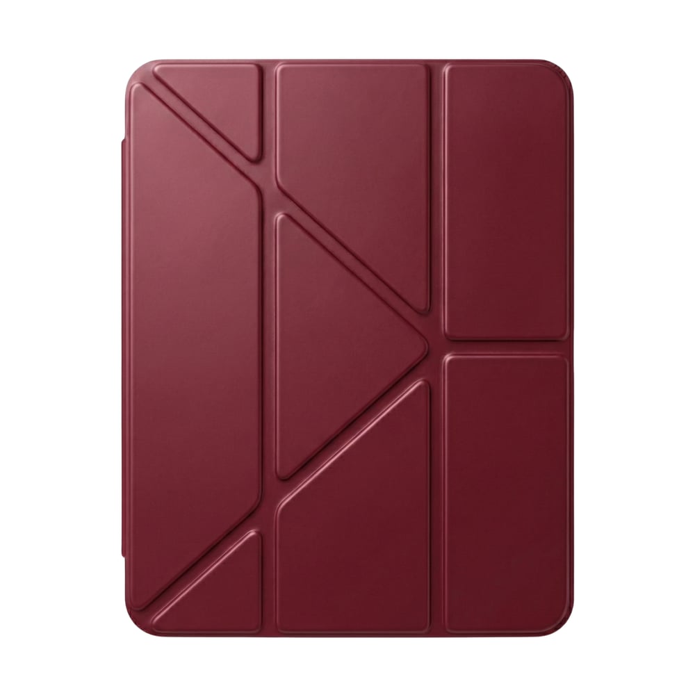 PS iPad Air 13 inç (M4)/(M3)/(M2) Tri Folding Standlı Kılıf - Bordo