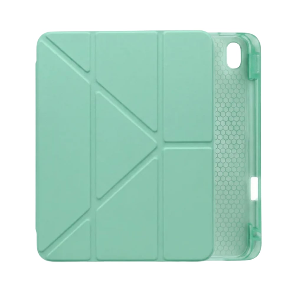 PS iPad A16 / 10.9 (10. nesil) Tri Folding Standlı Kılıf - Yeşil