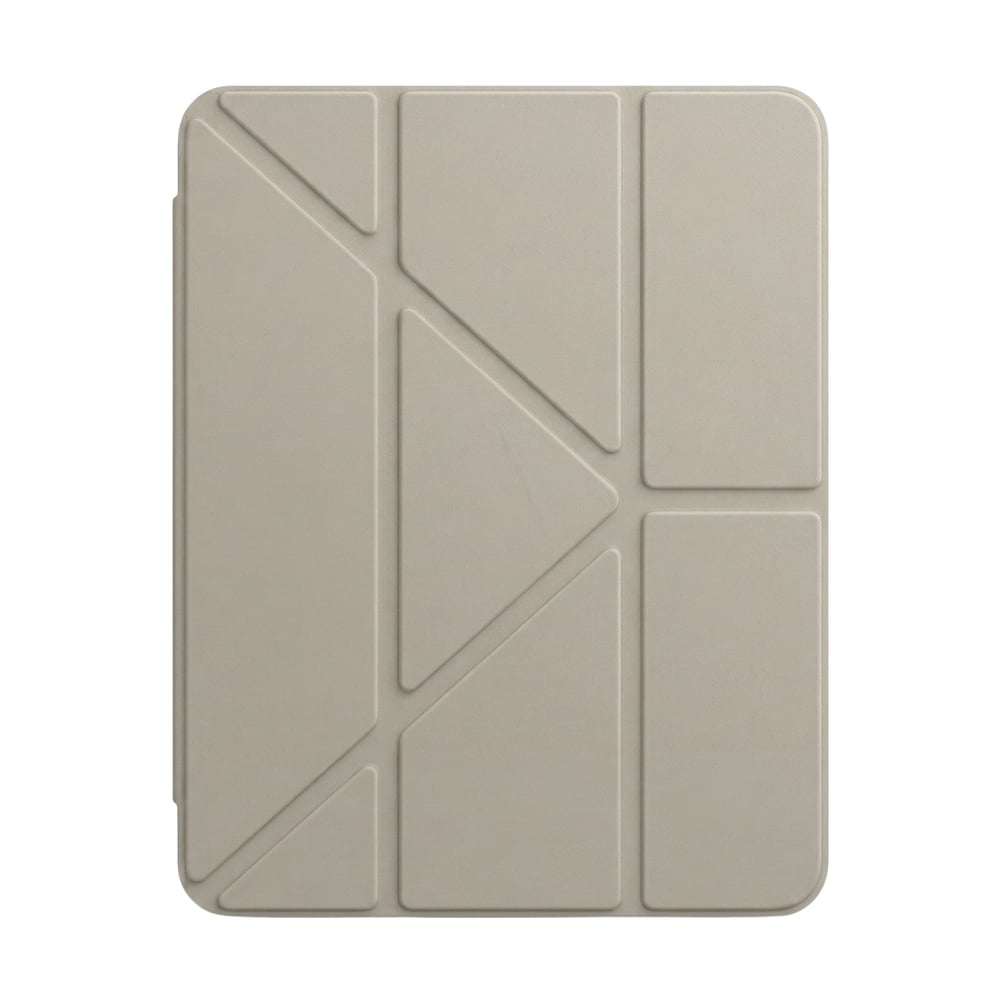 PS iPad Air 13 inç (M4)/(M3)/(M2) Tri Folding Standlı Kılıf - Bej
