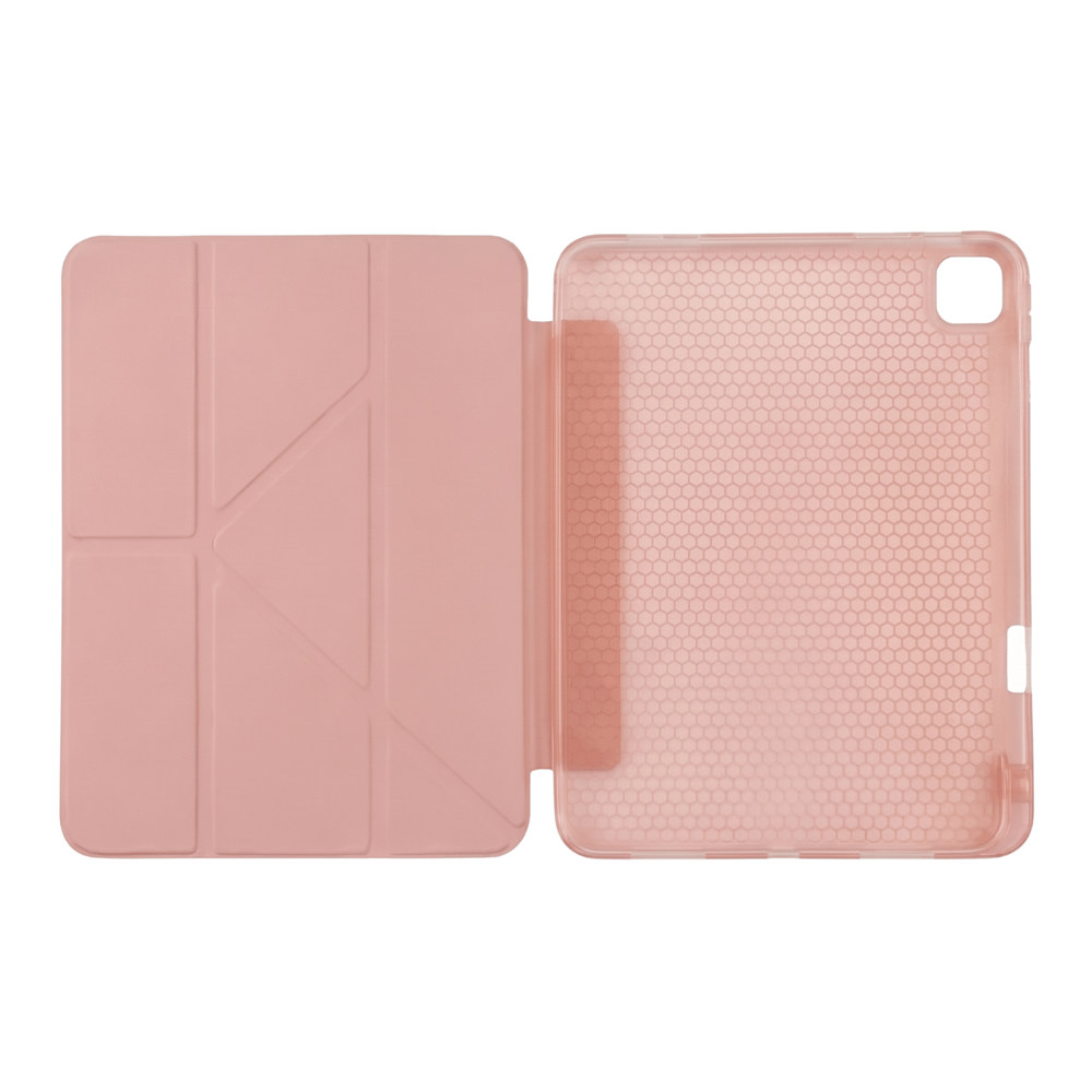 PS iPad Air 13 inç (M4)/(M3)/(M2) Tri Folding Standlı Kılıf - Pembe