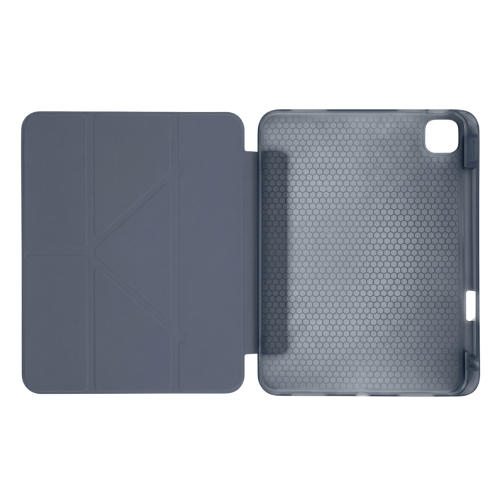 PS iPad Air 13 inç (M4)/(M3)/(M2) Tri Folding Standlı Kılıf - Gri