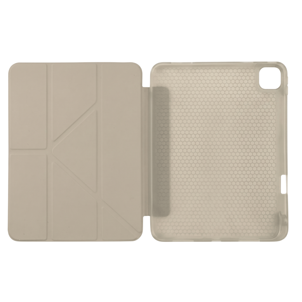 PS iPad Pro 11 inç (M5)/(M4) Tri Folding Standlı Kılıf - Bej