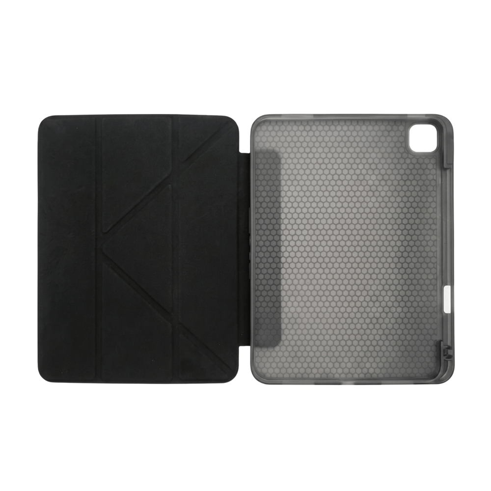 PS iPad Pro 11 inç (M5)/(M4) Tri Folding Standlı Kılıf - Siyah