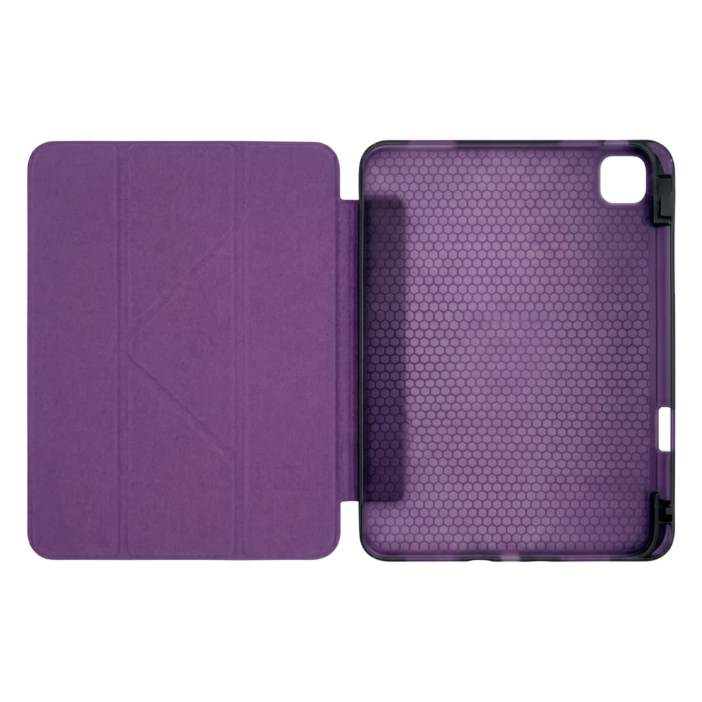 PS iPad Pro 13 inç (M5)/(M4) Tri Folding Standlı Kılıf - Mor