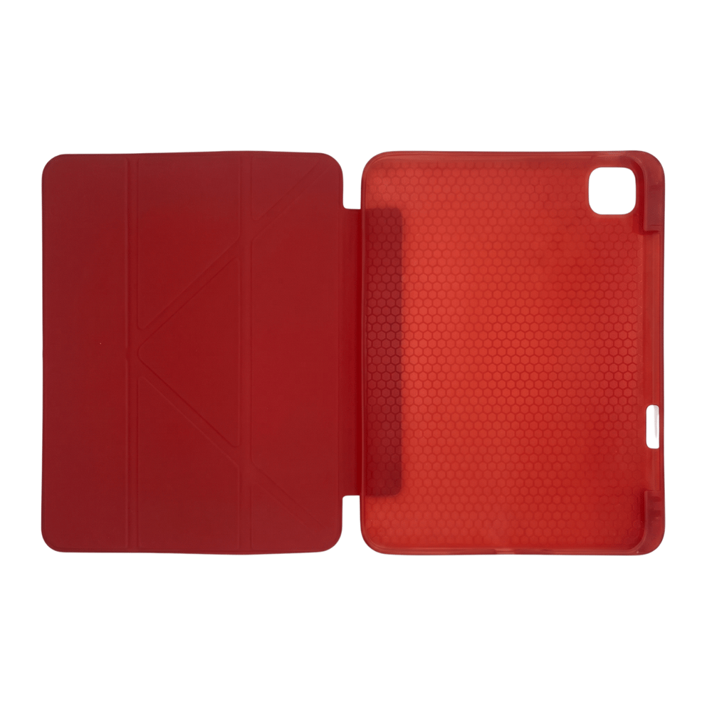 PS iPad Pro 13 inç (M5)/(M4) Tri Folding Standlı Kılıf - Kırmızı