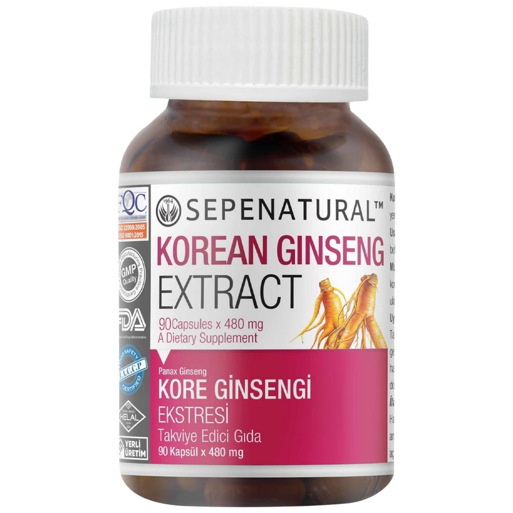 SPN  GINSENG KORE GİNSENG EKSTRESİ 90 KAPSUL X 480MG