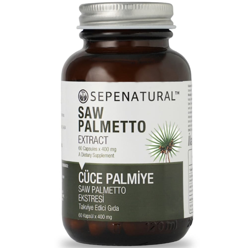 SPN  SAW PALMETTO CÜCE PALMİYE EKSTRESİ 60 KAPSUL X 400MG