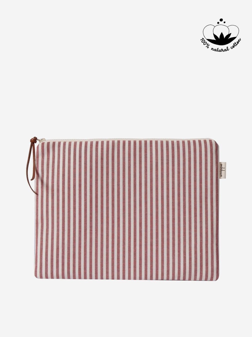 LINEA -Çizgili Bordo Laptop - Tablet Kılıfı