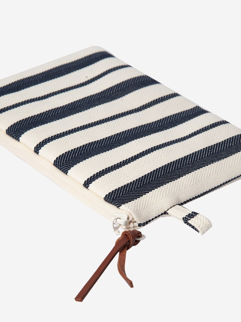 MARIS - Çizgili Lacivert Pouch Portföy Çanta