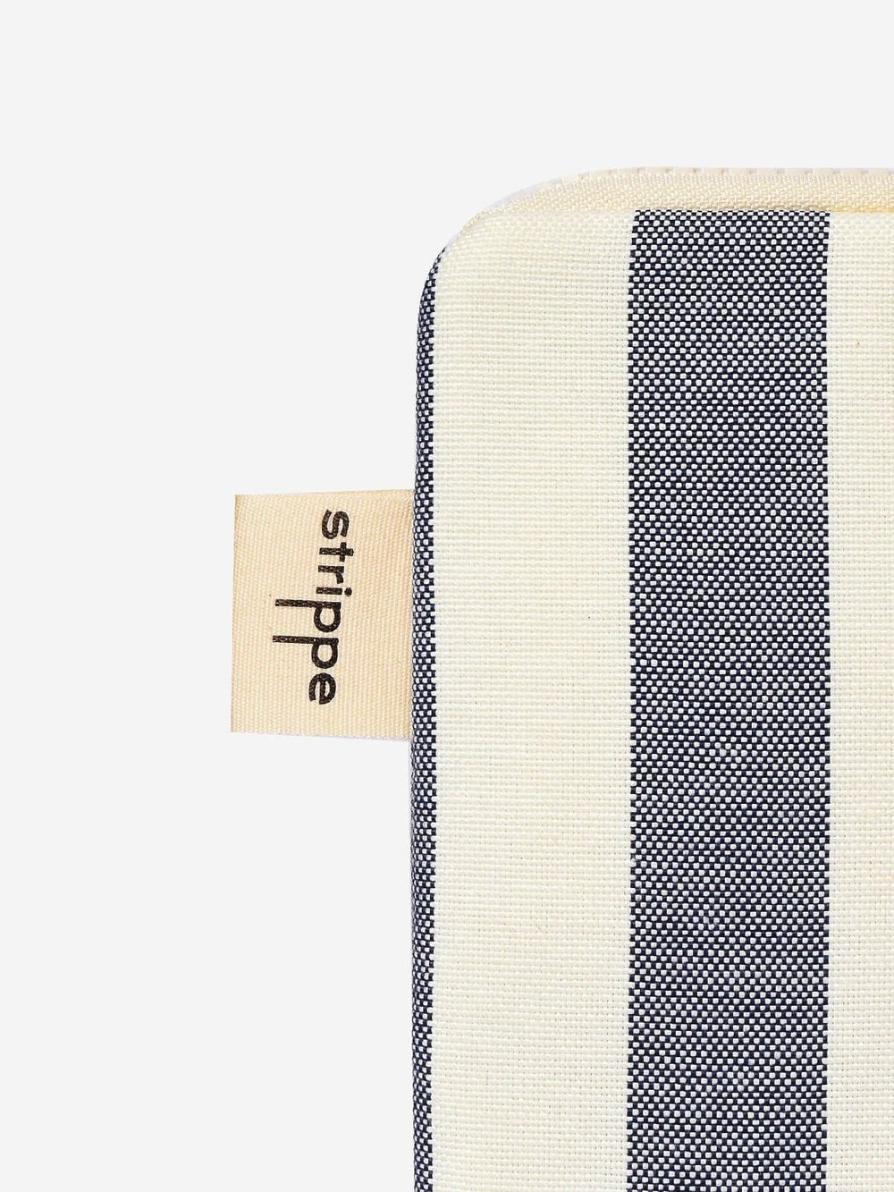 BREEZE - Kalın Çizgili Lacivert Pouch Portföy Çanta