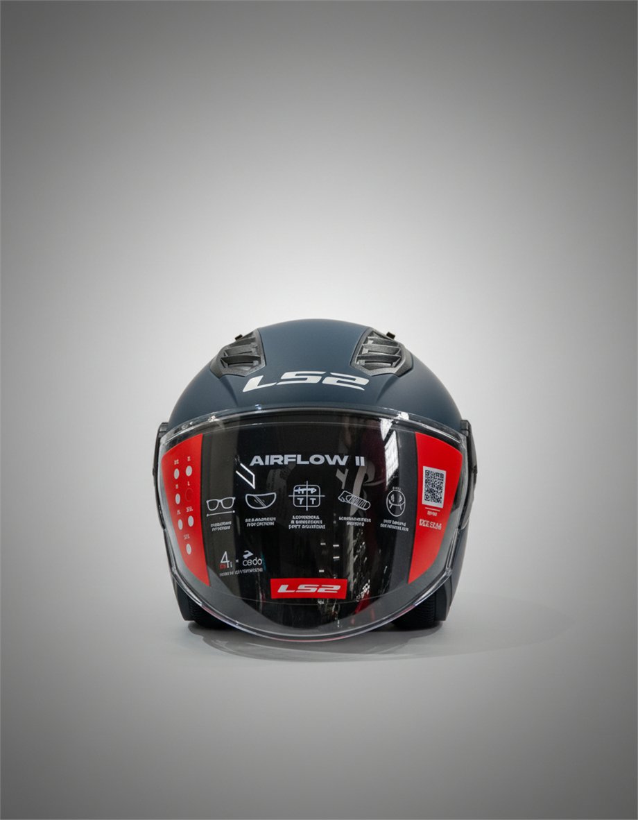LS2 AIRFLOW 2 MAT NAVY MAVİ KASK-90504020