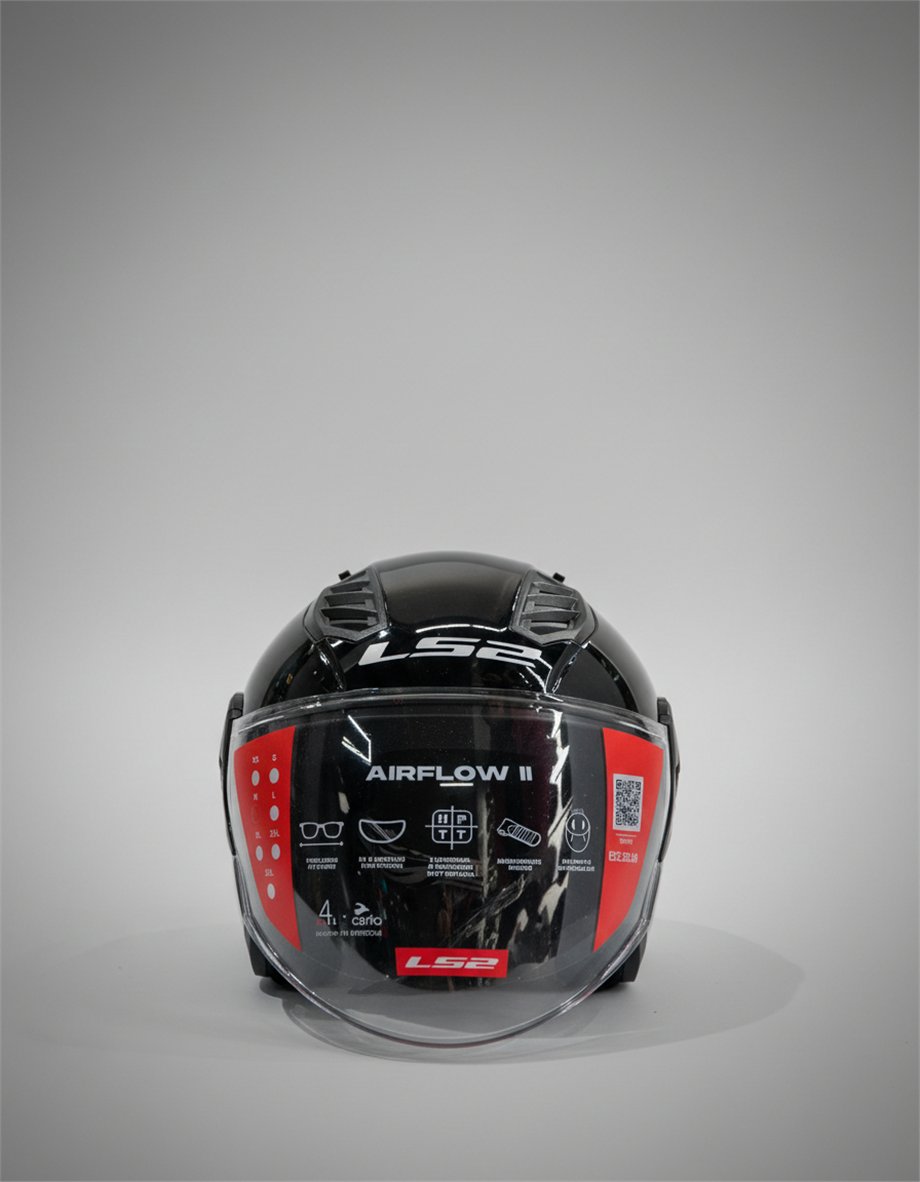LS2 AIRFLOW 2 SİYAH KASK-90504044