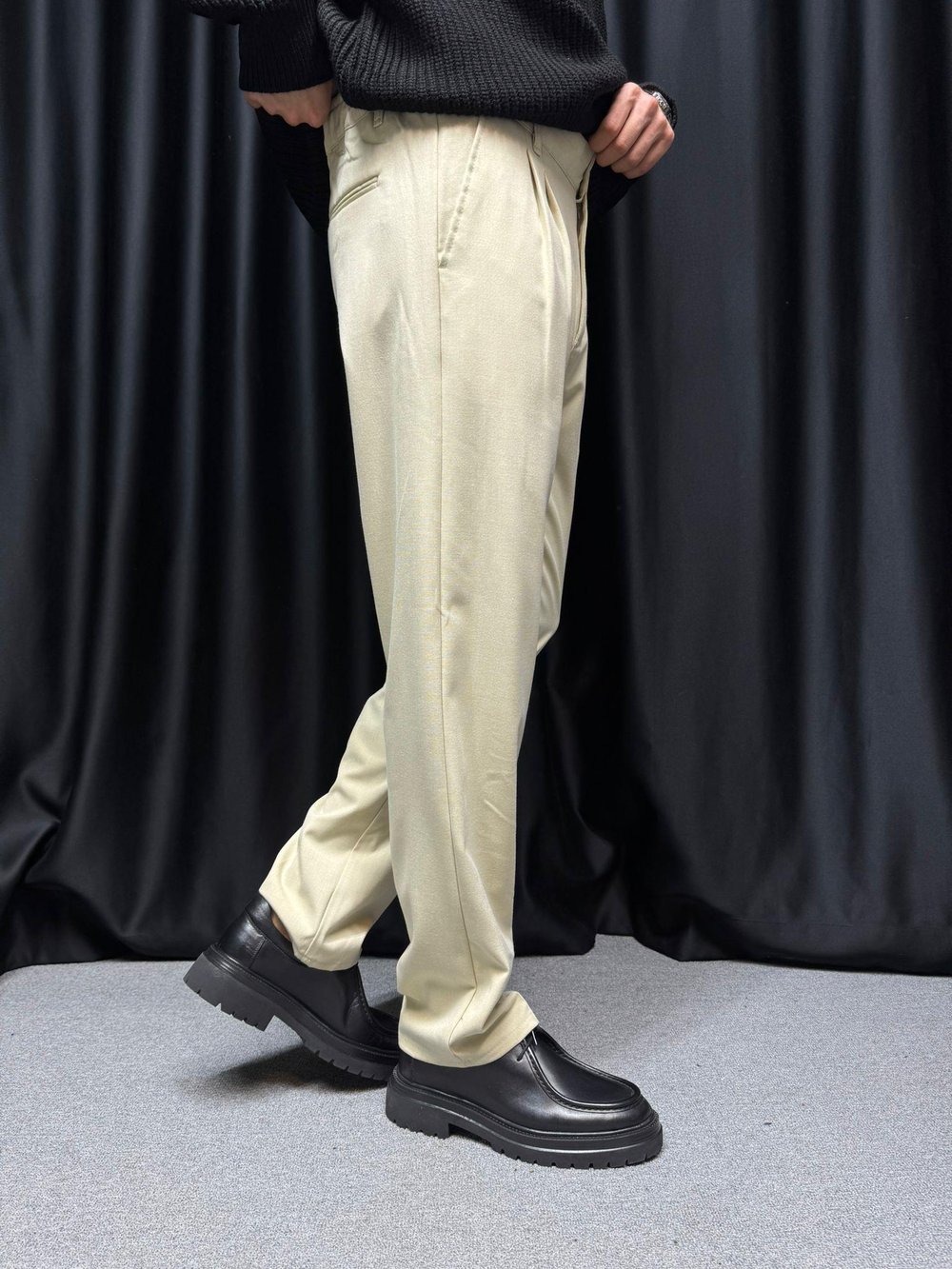 LK Baggy Kumaş Pantolon Bej