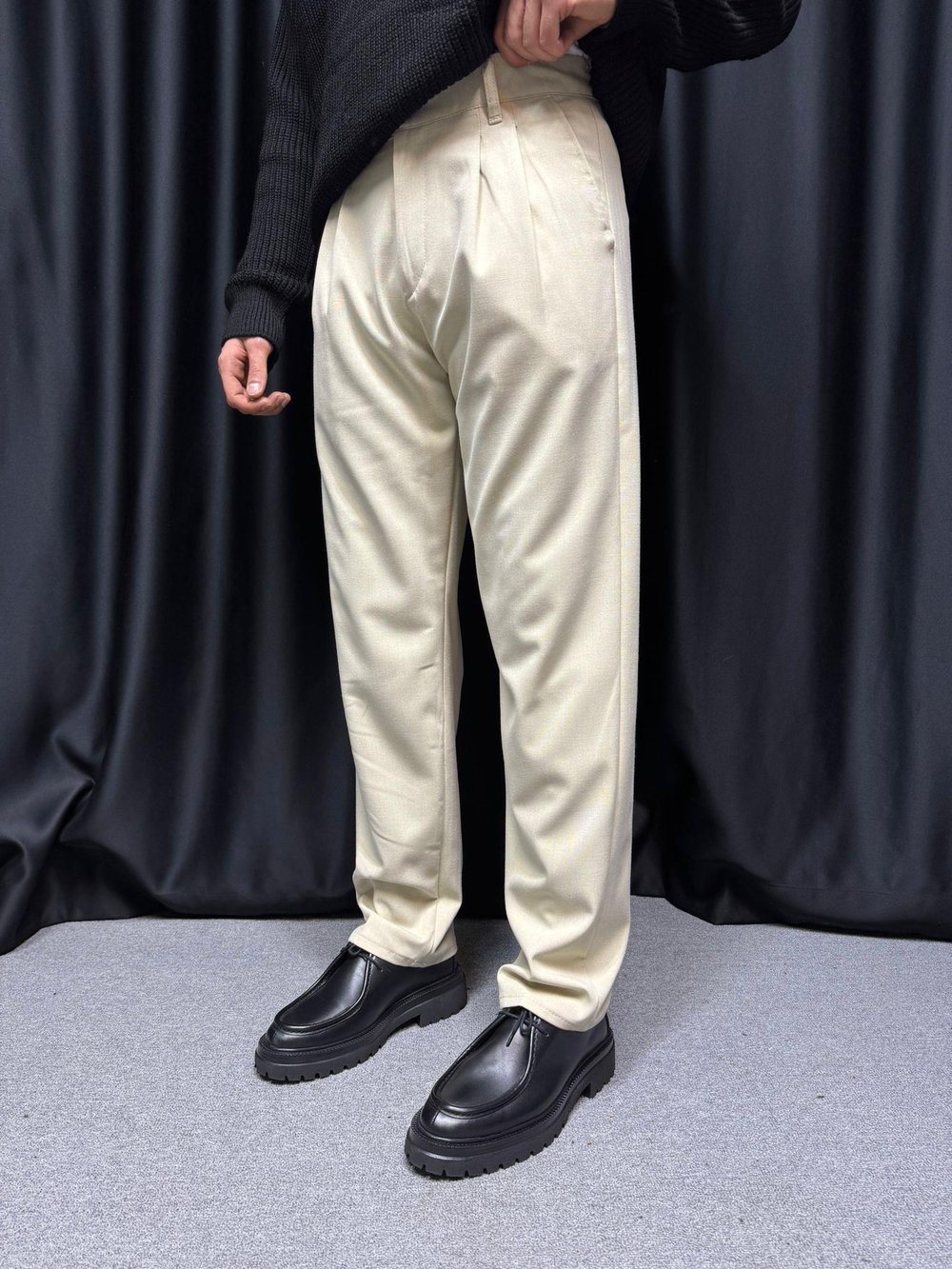 LK Baggy Kumaş Pantolon Bej