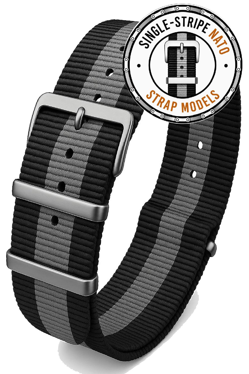 Nato Watch Band Strap SINGLE STRIPE N32NYL3