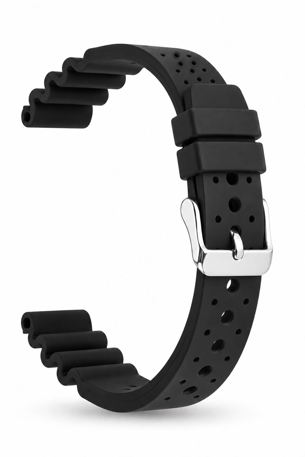Rubber Silicone Watch Band R14004