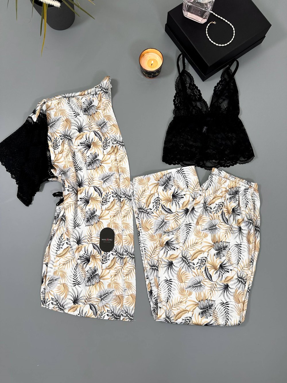 Stella 4lü Saten Set
