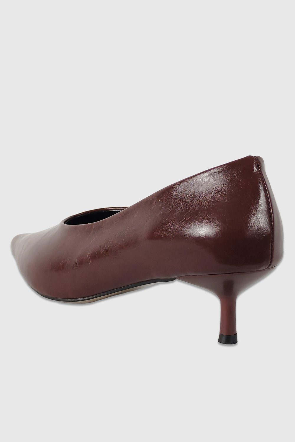 Clara Bordo Rustik Sivri Burun Kadın Stiletto