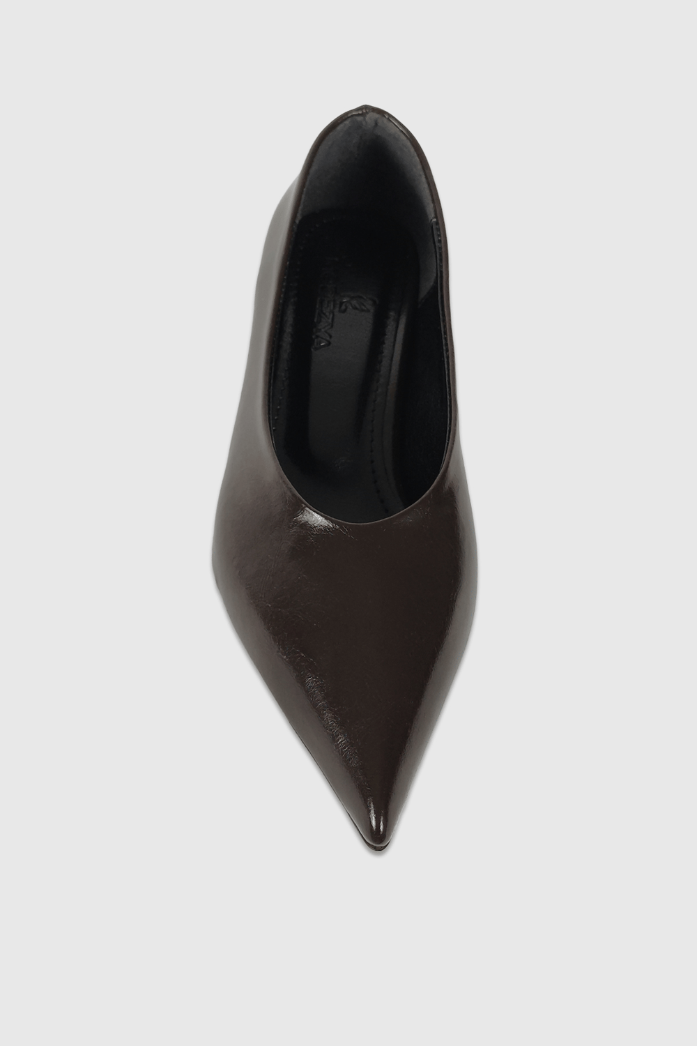 Clara Kahve Rustik Sivri Burun Kadın Stiletto