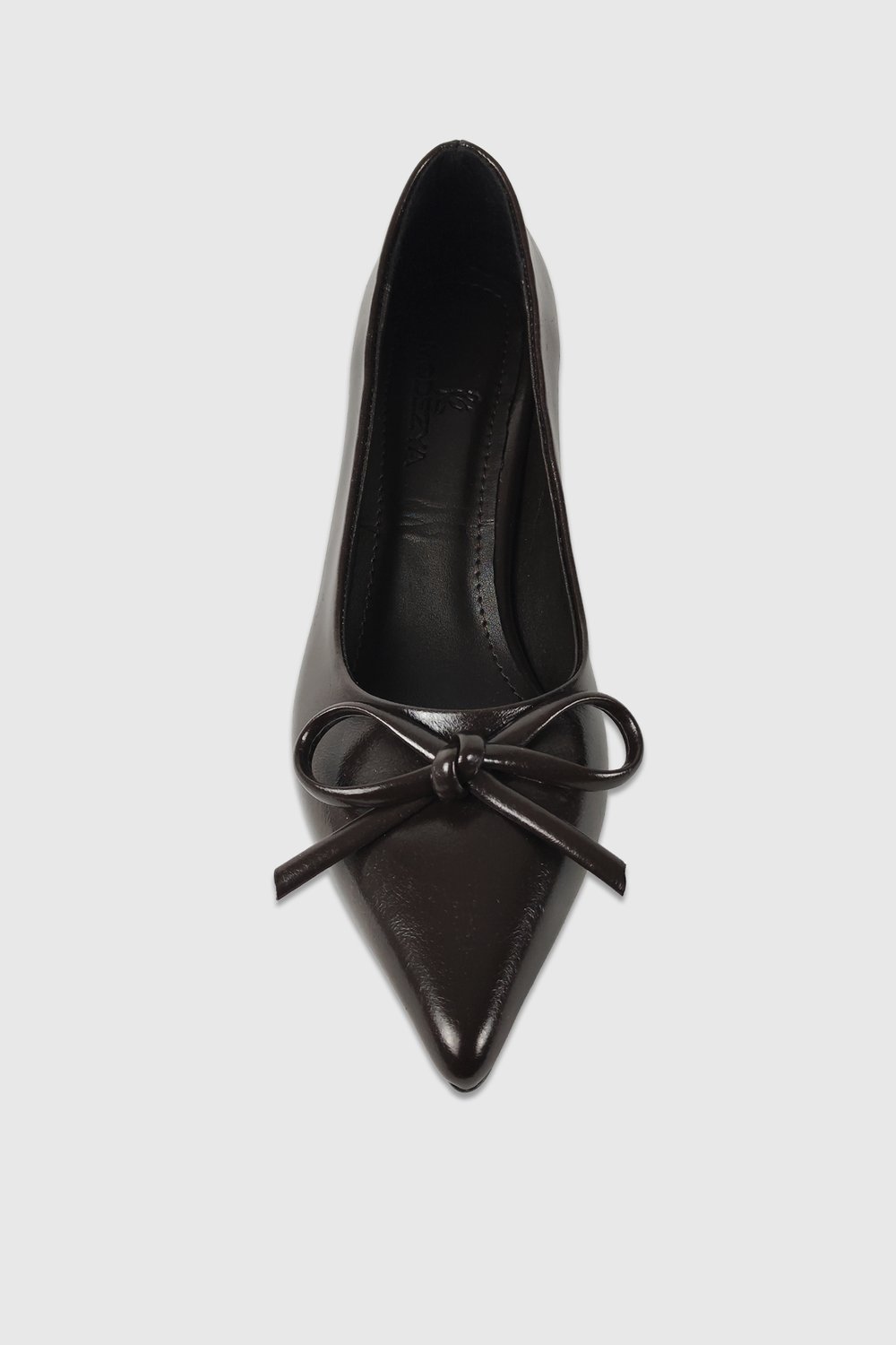 Daphne Kahve Rustik Fiyonk Detay Kadın Stiletto