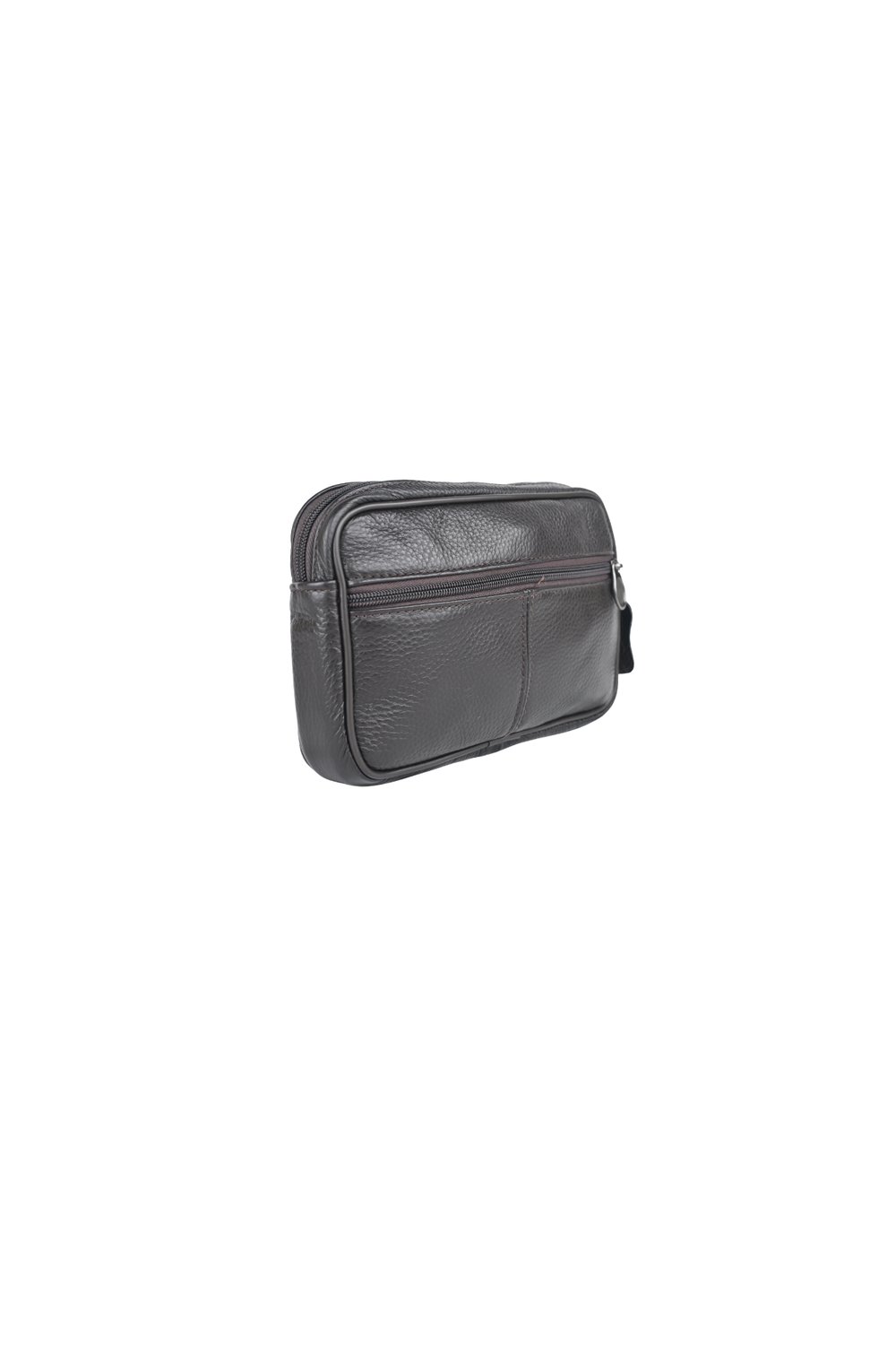 Duki Daso Kahverengi Deri Görünümlü Fermuarlı Portföy ve El Çantası | SUMMER N4046 KAHVERENGİ