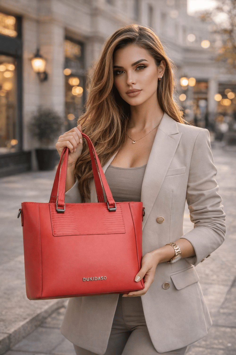 Kırmızı Casual Şık Kadın Omuz Çantası | Kırmızı MT1570
