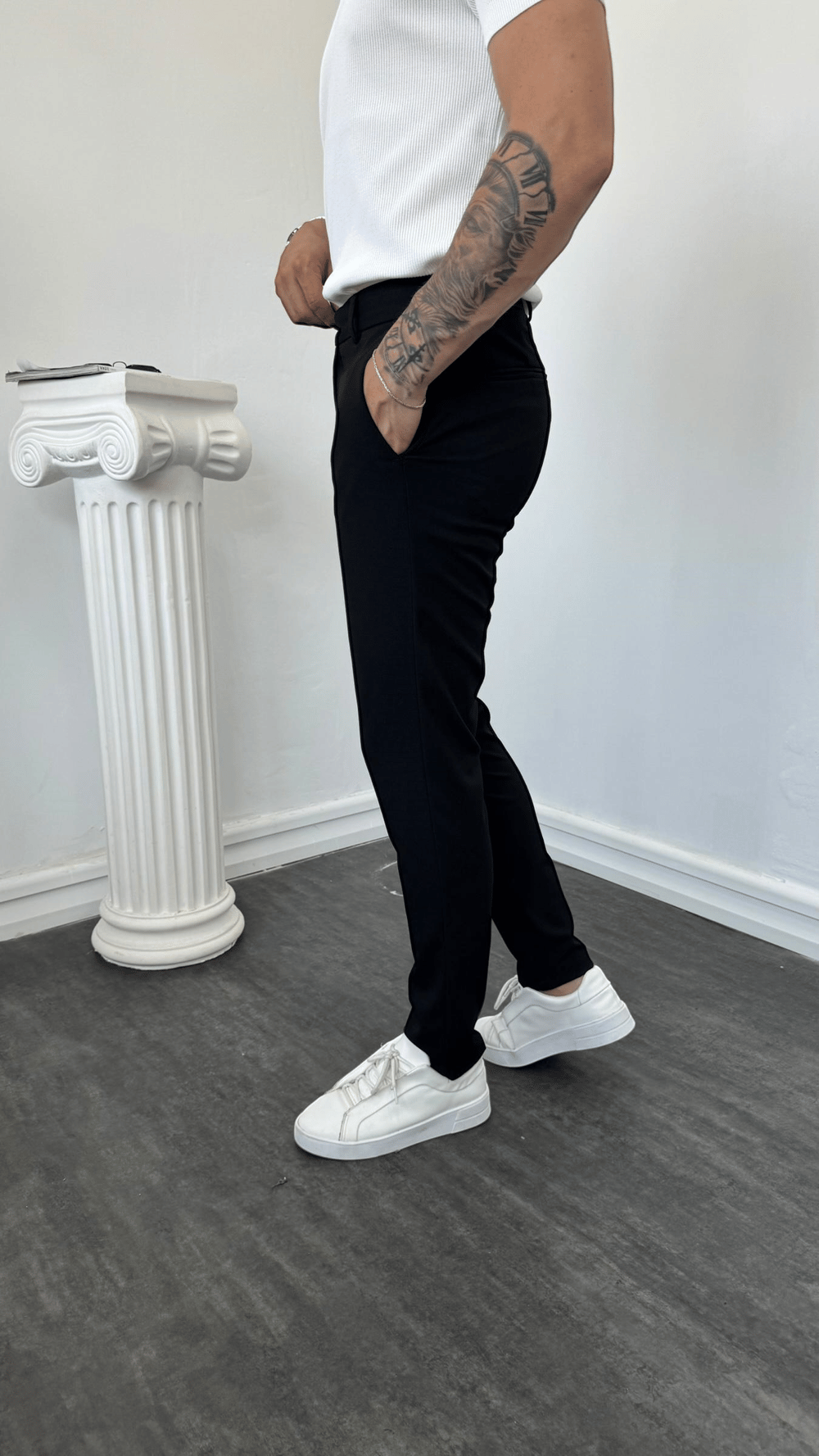 LM Klasik Slimfit Kumaş Pantolon Siyah