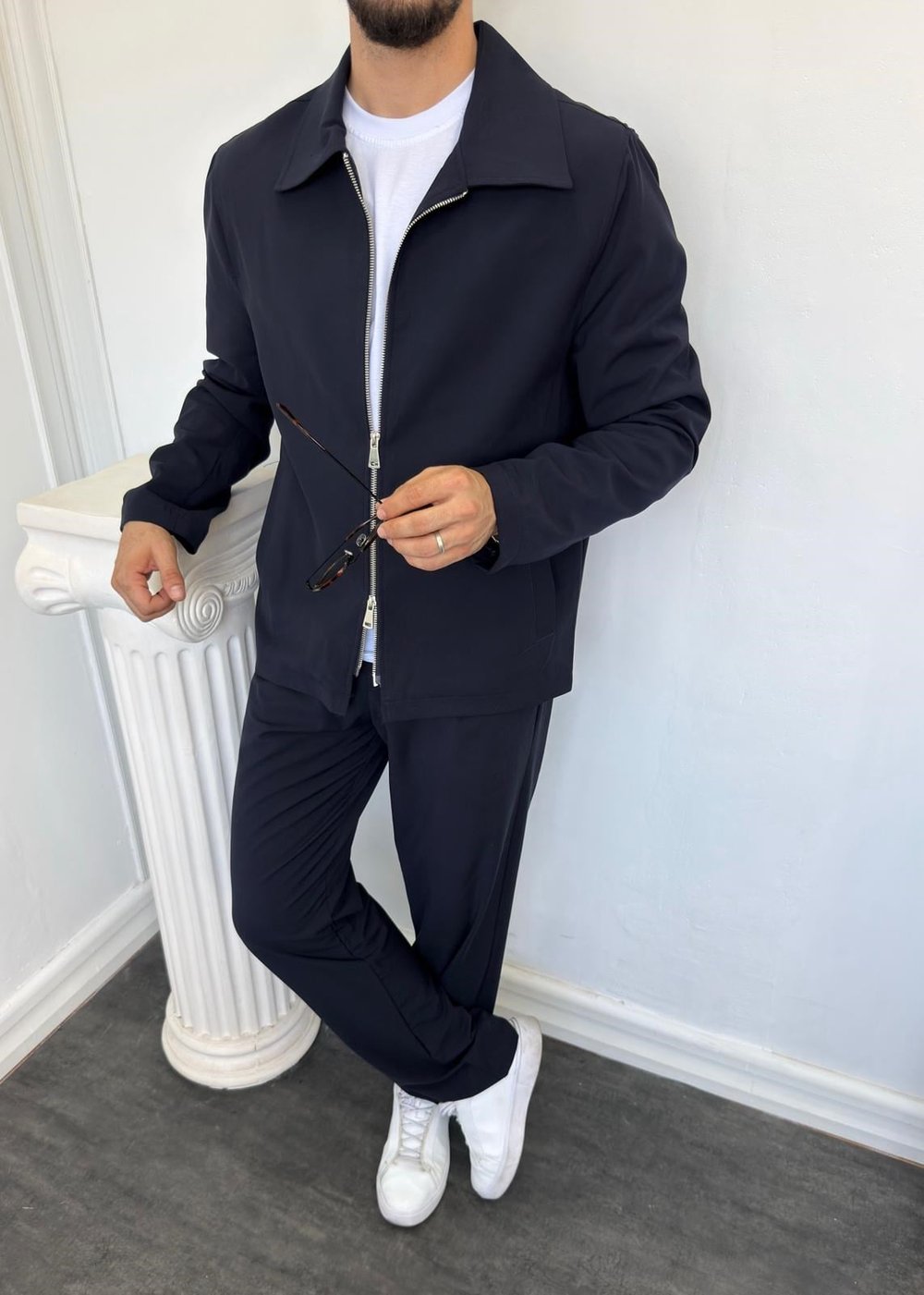 Luxury Ceket-Pantolon Takım Lacivert
