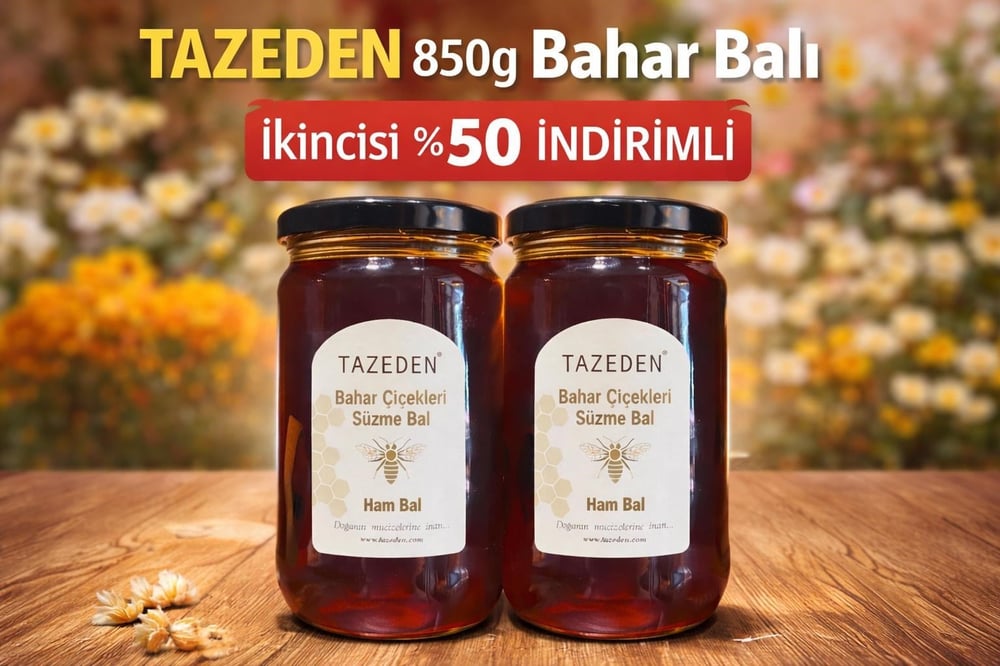 2 ADET 850g Bahar Balı