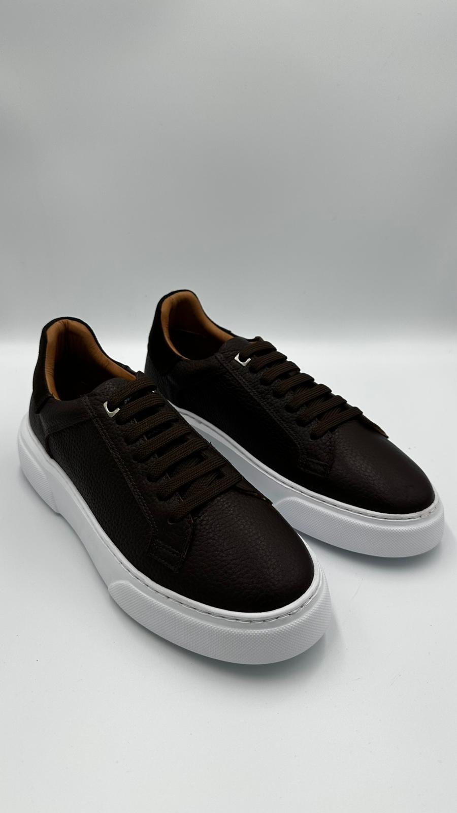 SCAT 130 DERİ KAHVE