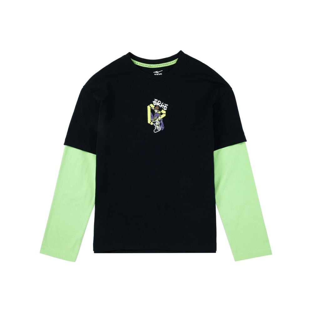 Genç Erkek Bisiklet Yaka T-Shirt