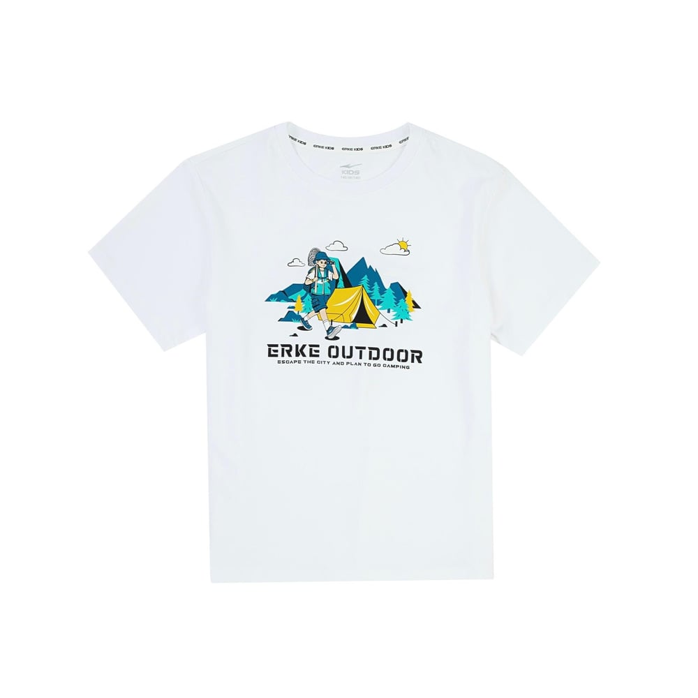 Genç Erkek Bisiklet Yaka T-Shirt