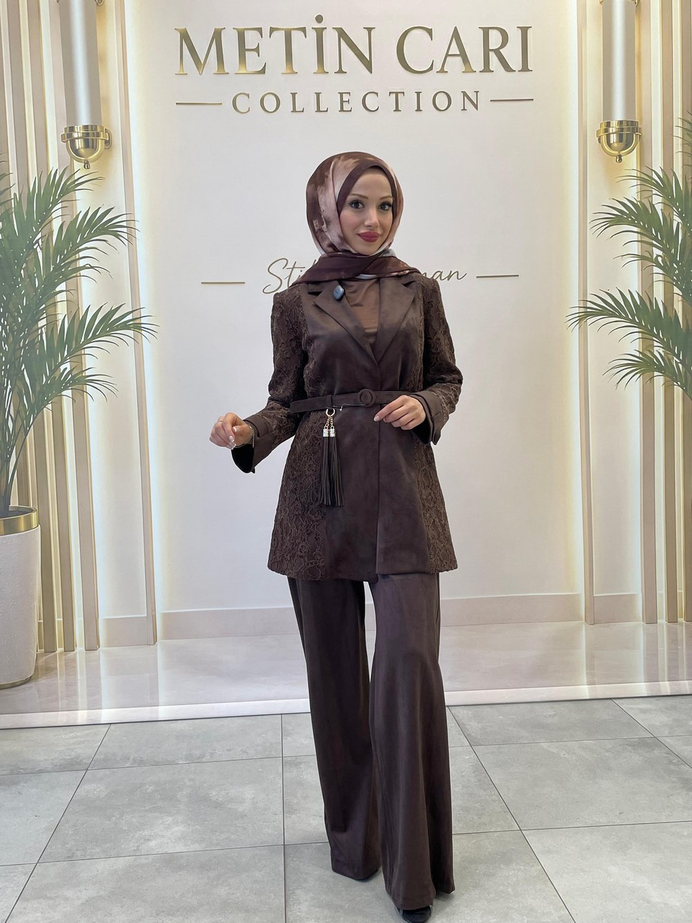 Jamila Sarah Pretty Süet Takım 