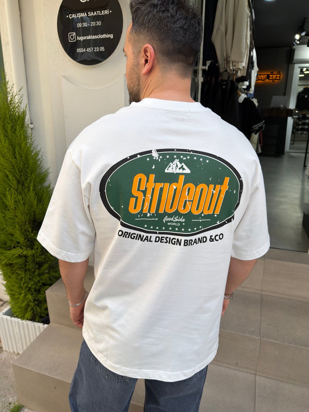 Design Baskılı Oversize Tshirt