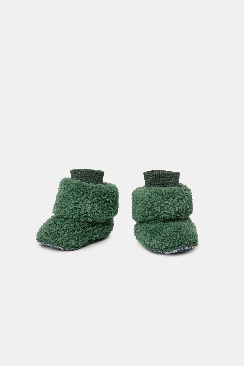 Koyu Yeşil Velsoft Bebek Patik