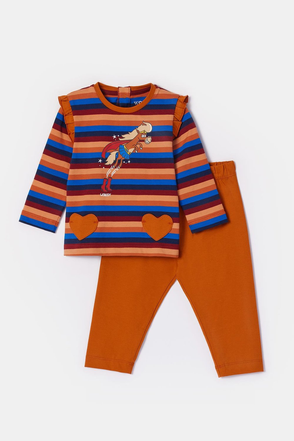 Pamuklu Kız Bebek Pijama