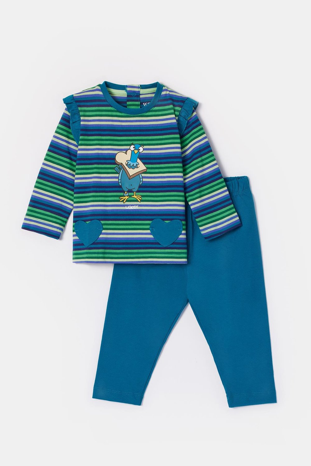 Pamuklu Kız Bebek Pijama