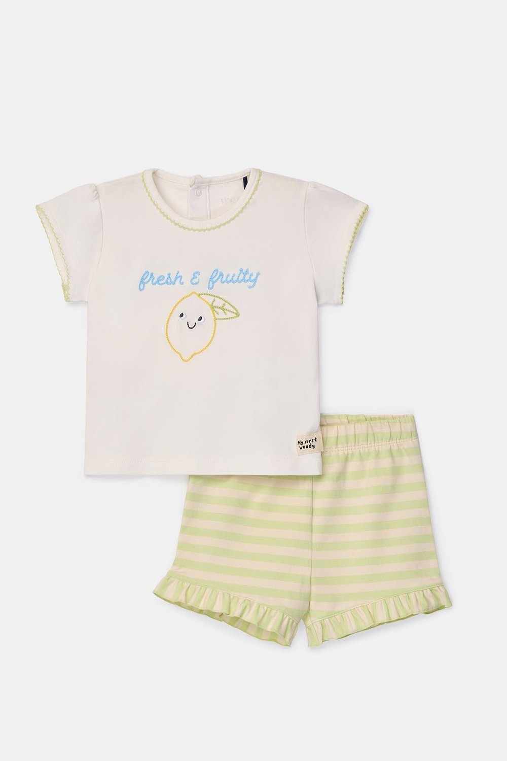 Pamuklu Kız Bebek Pijama