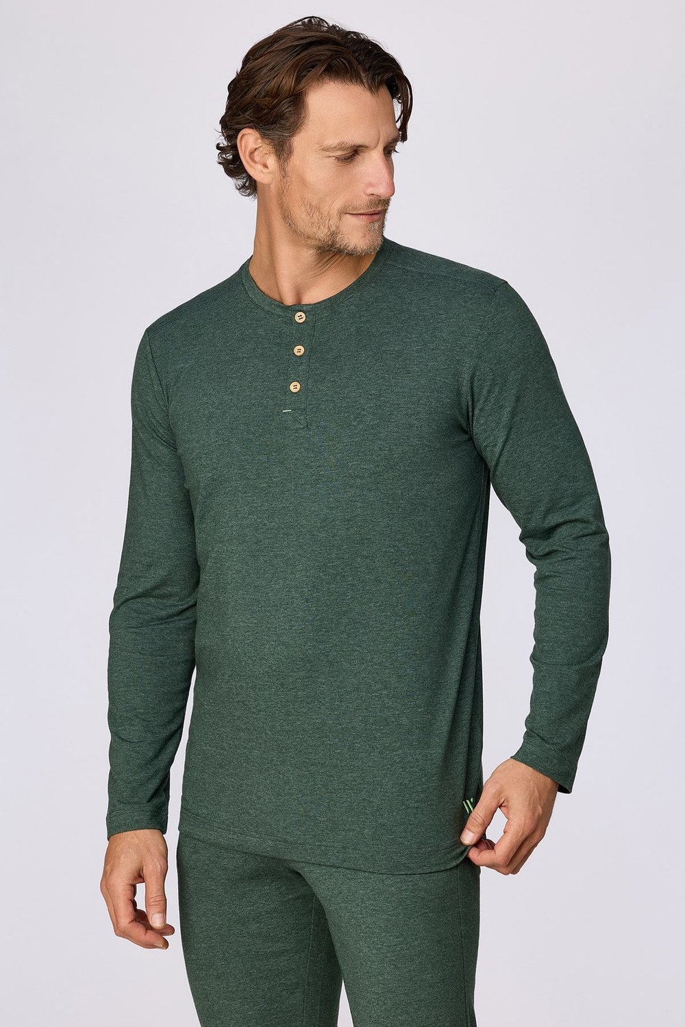 Yeşil Basic Erkek Pijama Takımı
