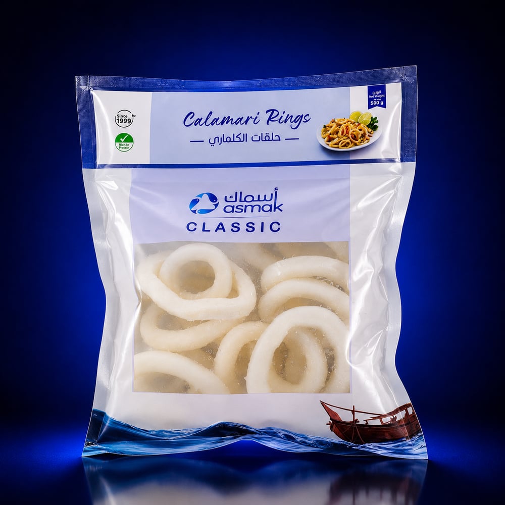ASMAK CALAMARI RINGS 500 GR*1
