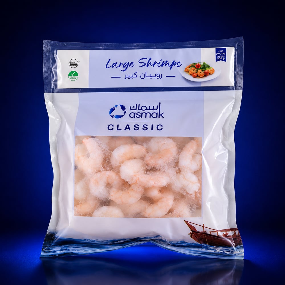 ASMAK LARGE SHRIMPS 500 GR*1