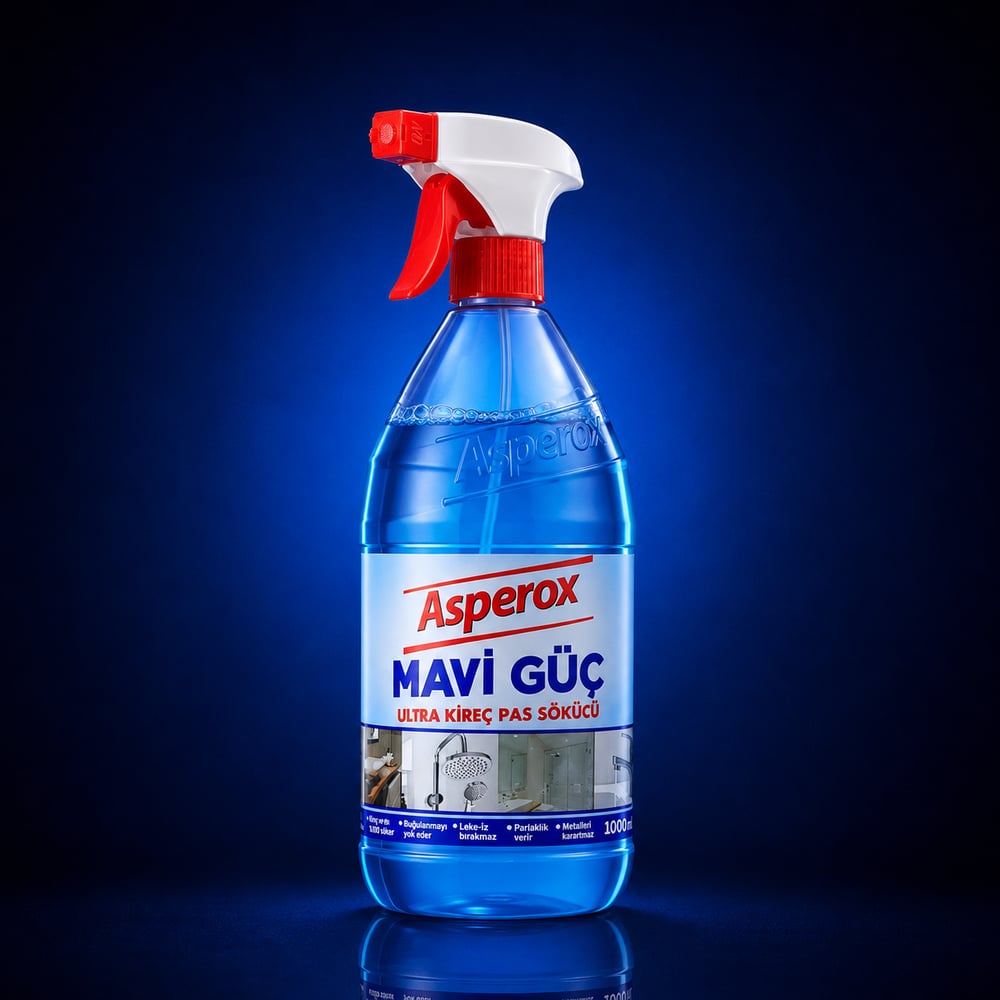 ASPEROX MAVİ GÜÇ 1000 ML ULTRA KREÇ ÇÖZÜCÜ ASP.0206