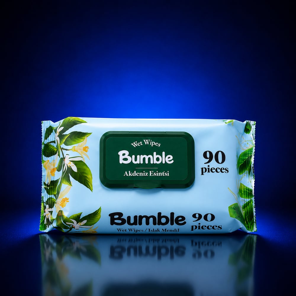 BUMBLE ISLAK MENDİL 90 LI (AKDENİZ ESİNTİSİ) x12