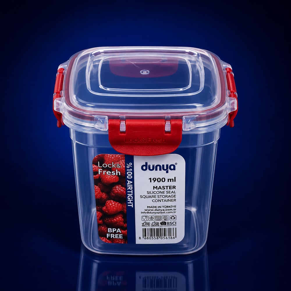DÜNYA 1900 ML MASTER DERİN KARE 30833