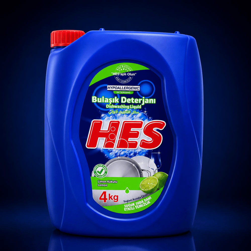 HES SIVI BULAŞIK DETERJANI LİMON 4 KG  *4
