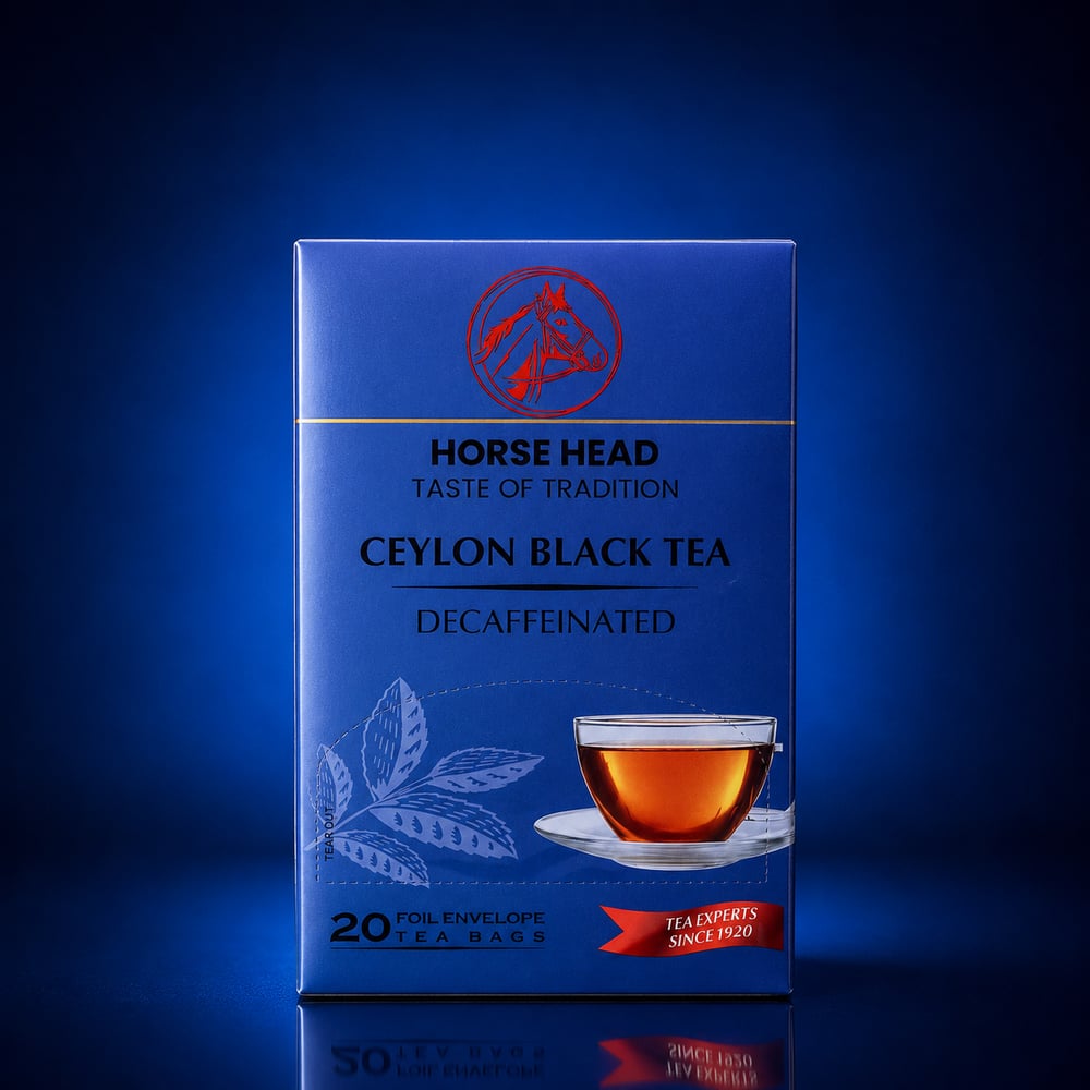 HORSE HEAD ÇAY BLACK TEA DECAFFEINA 20 ZARF*24