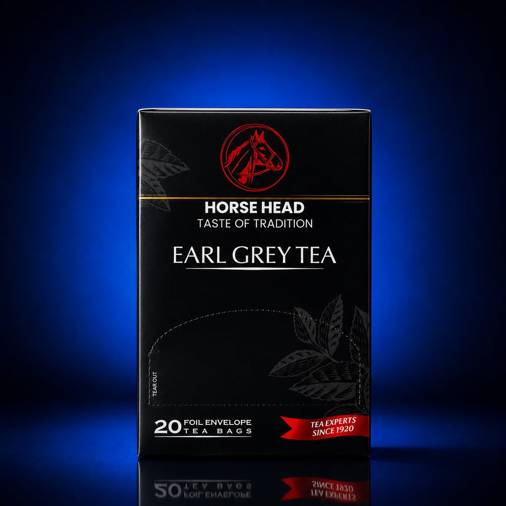 HORSE HEAD ÇAY BLACK TEA (EARL GREY) 20 ZARF*24