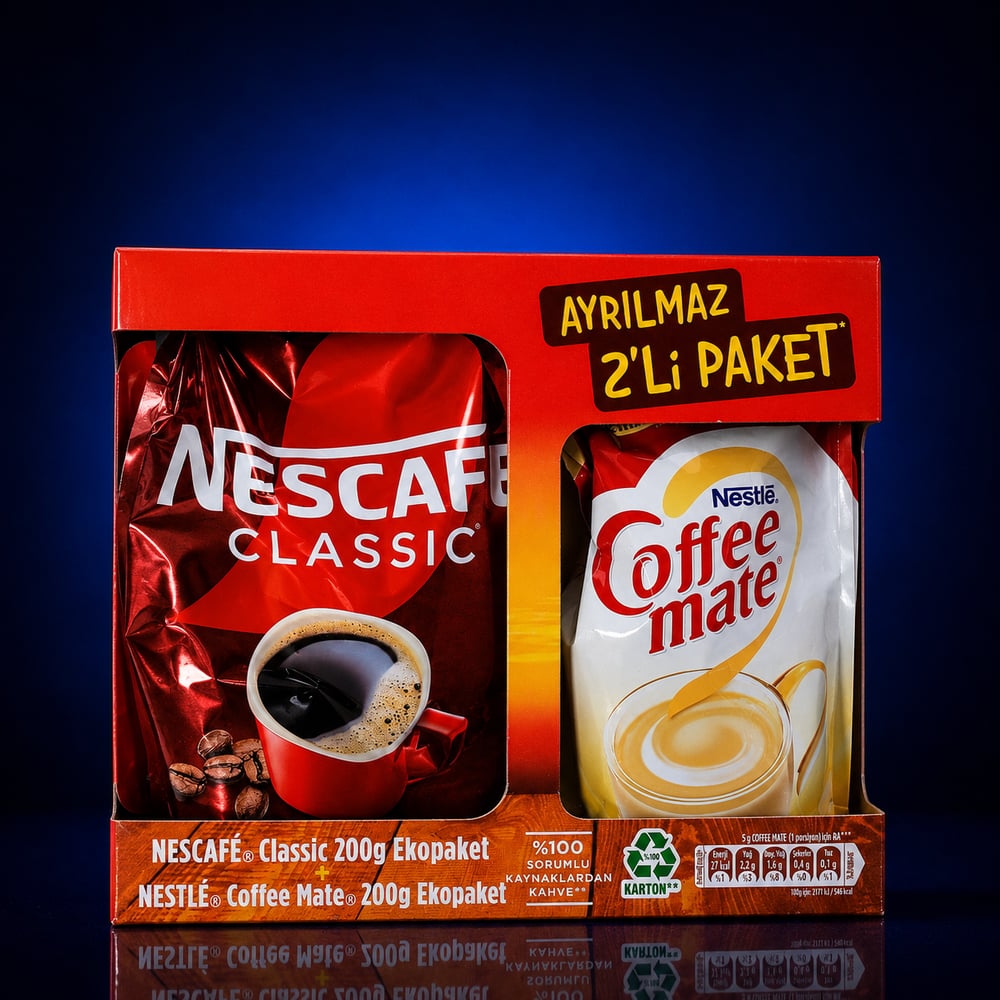 NESCAFE CLAS 200GR + COFFE MATE 200 GR